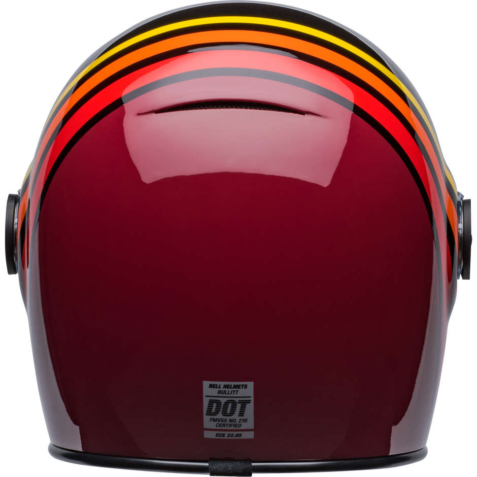 Casque Moto Intégral Bell BULLITT REVERB Noir Rouge