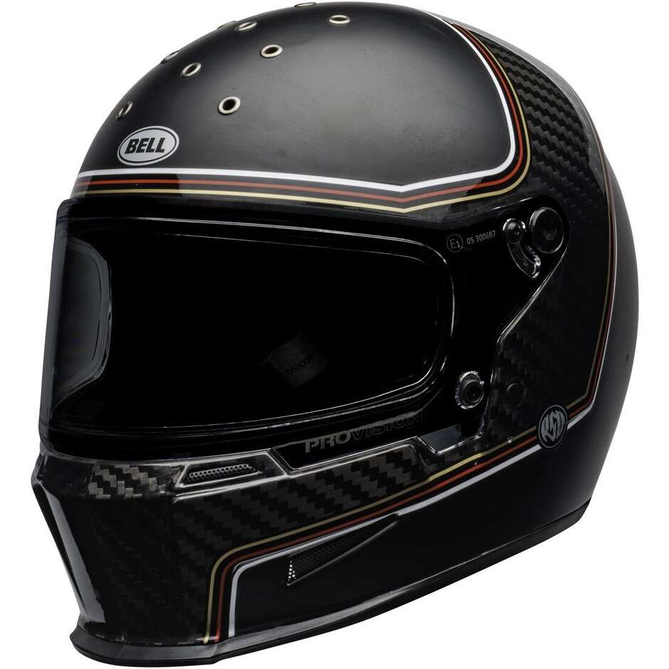 Casque Moto Intégral Bell ELIMINATOR CARBON RSD THE CHARGE Glossy Matt Black