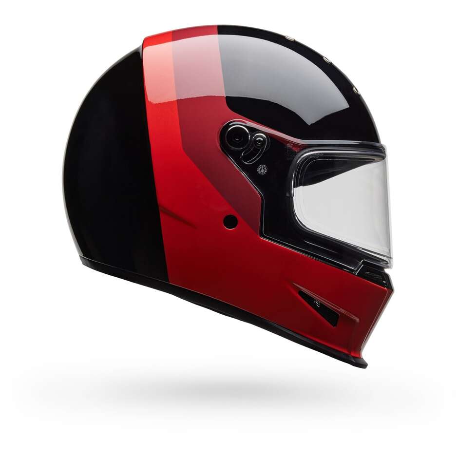 Casque moto intégral Bell ELIMINATOR MENACE Rouge Noir