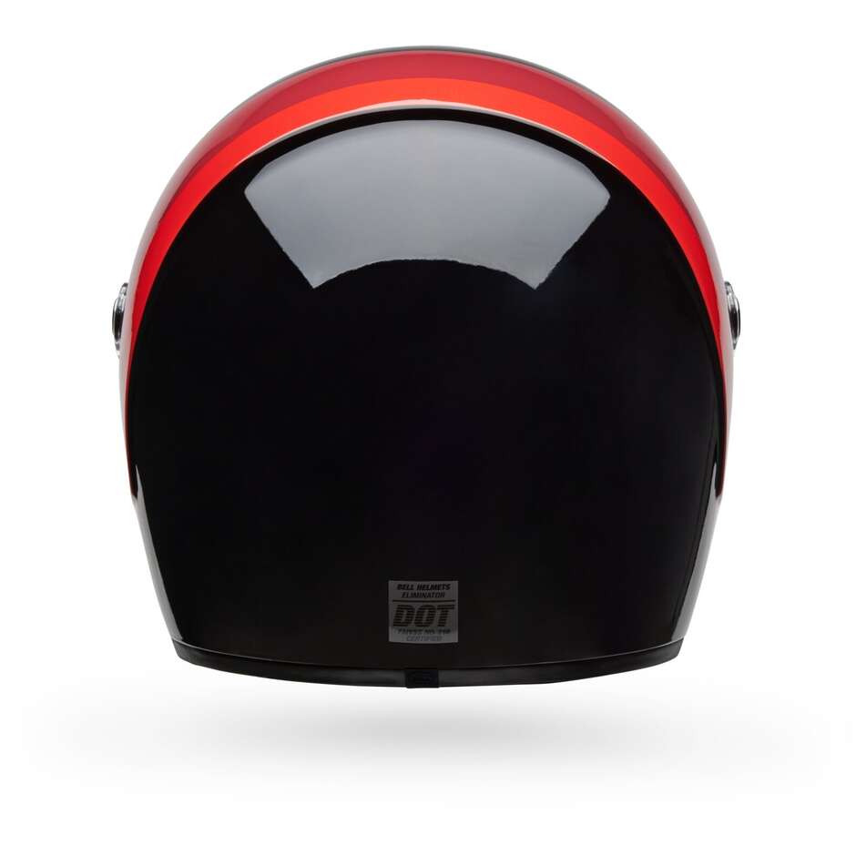 Casque moto intégral Bell ELIMINATOR MENACE Rouge Noir