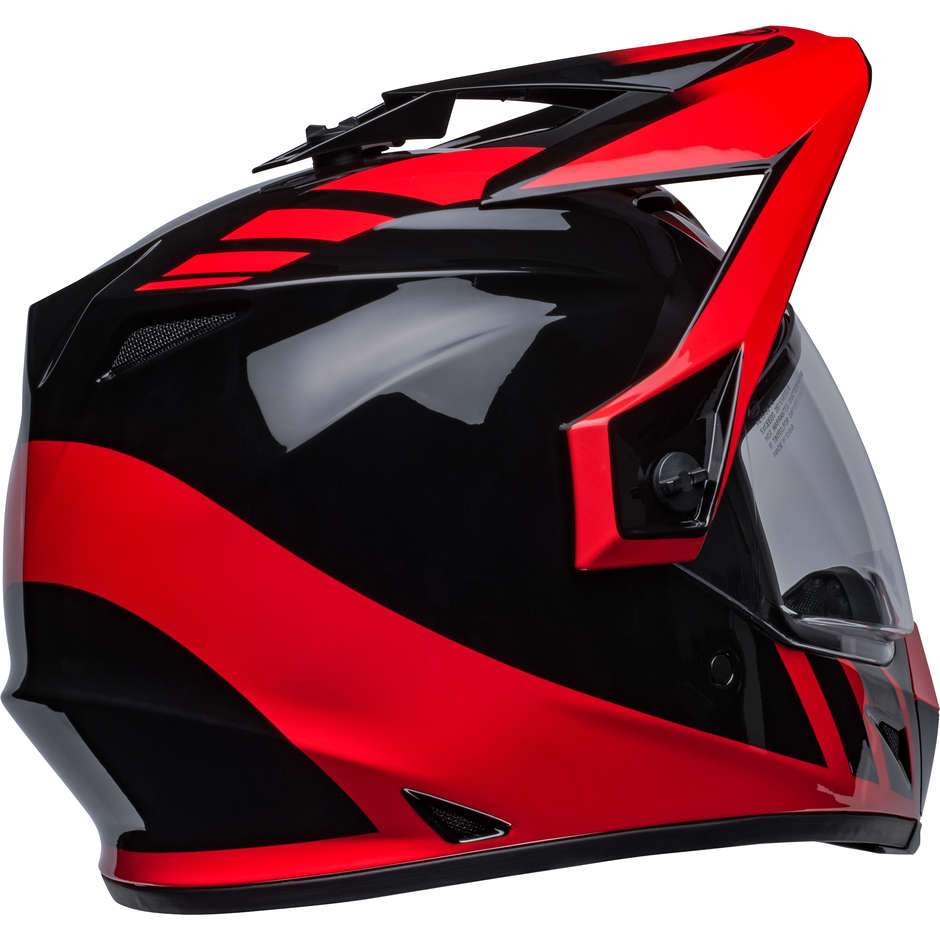 Casque Moto Intégral Bell MX-9 ADVENTURE MIPS DASH Noir Rouge