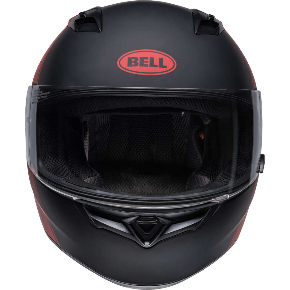 Casque Moto Intégral Bell QUALIFIER ASCENT Noir Rouge Mat