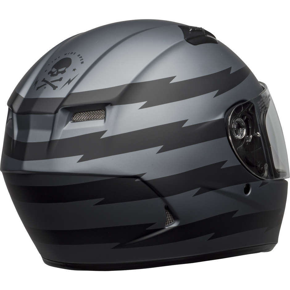 Casque Moto Intégral Bell QUALIFIER Z-RAY Gris Noir Mat