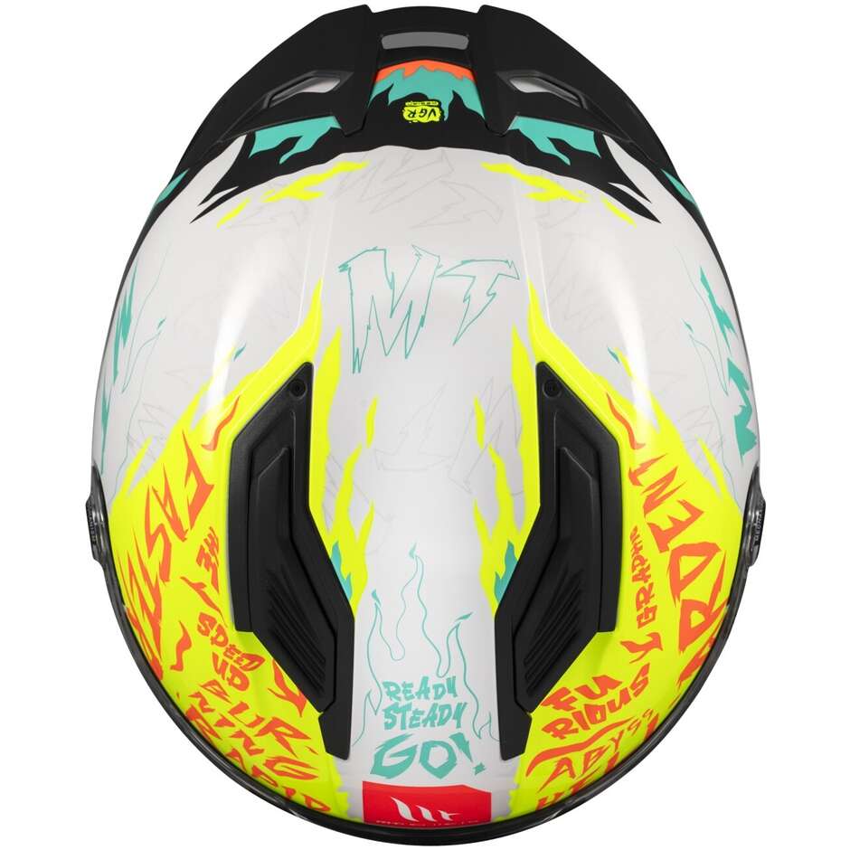 Casque moto intégral brillant Mt Helmets STINGER 2 ARDENT A3
