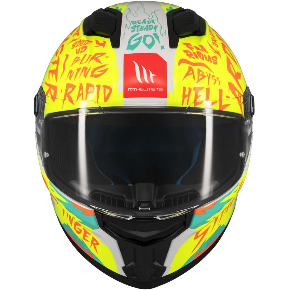Casque moto intégral brillant Mt Helmets STINGER 2 ARDENT A3