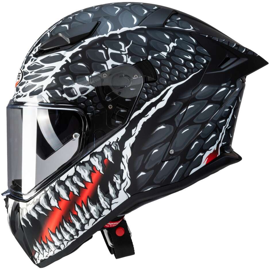 Casque Moto Intégral Caberg DRIFT EVO 2 CROK Noir Anthracite Rouge