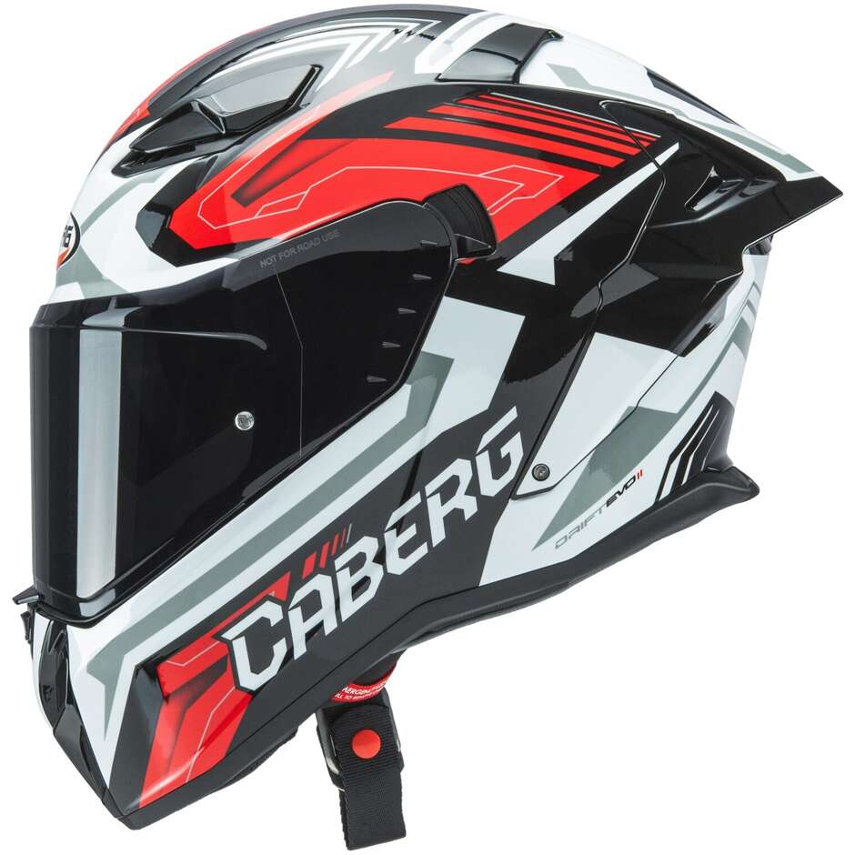 Casque Moto Intégral Caberg DRIFT EVO 2 JARAMA Noir Rouge Blanc