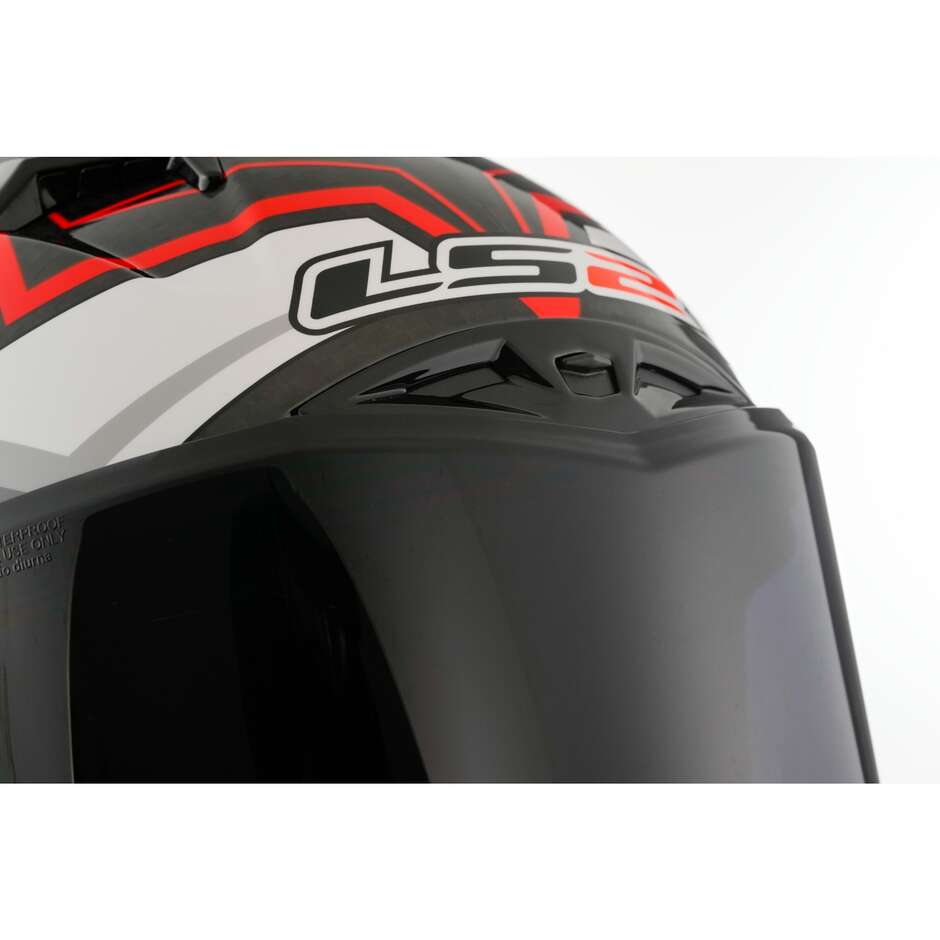 Casque Moto Intégral Carbone Ls2 FF805 THUNDER C GP FLASH Noir Brillant