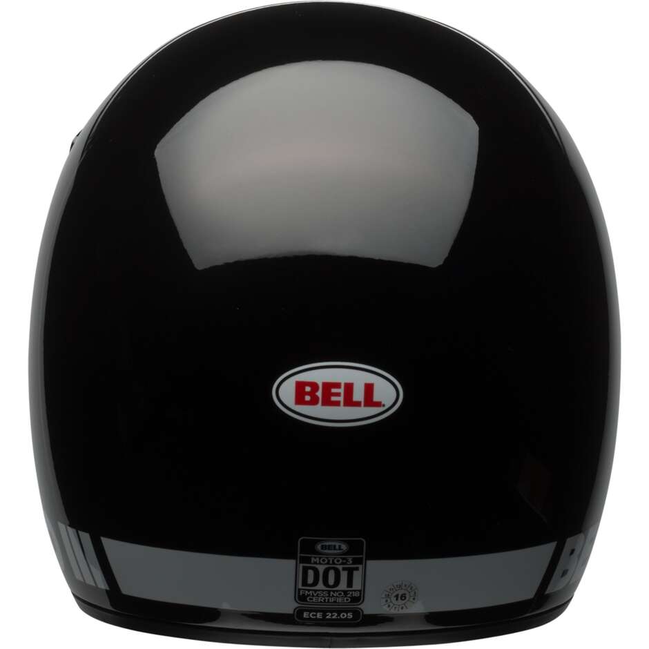 Casque Moto Intégral Custom Bell MOTO-3 CLASSIC Noir 