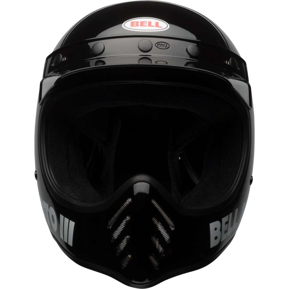 Casque Moto Intégral Custom Bell MOTO-3 CLASSIC Noir 
