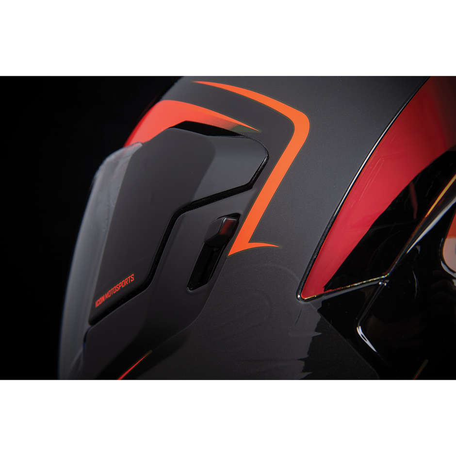 Casque Moto Intégral Double Visière Icon AIRFLITE Crosslink Rouge