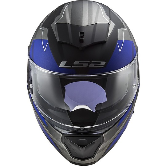 Casque Moto Intégral Double Visière Ls2 FF390 BREAKER Beta Matt Blue