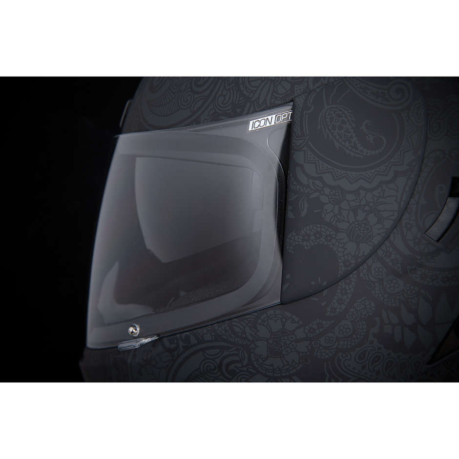 Casque Moto Intégral Double Visor Icon AIRFORM Chantilly Noir