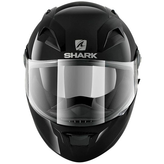 Casque moto intégral Double Visor Shark VISION R 2 BLANK Glossy Black