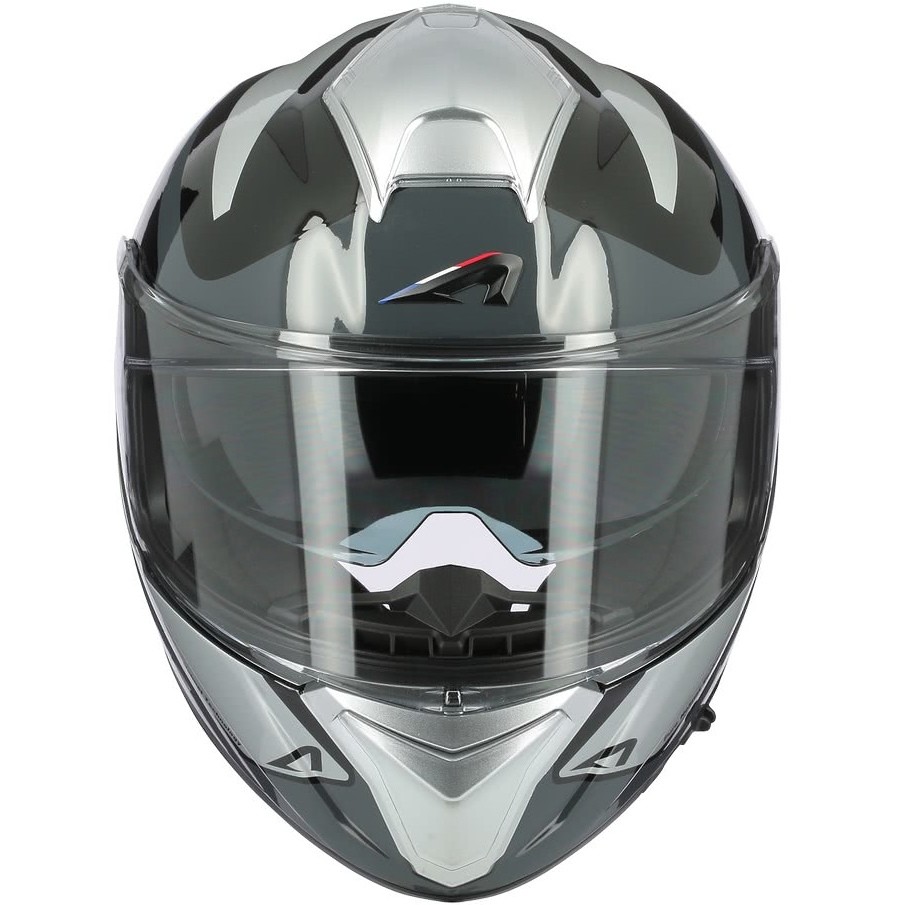 Casque moto intégral en Astone GT1200 F ADN Grey Silver Fiber