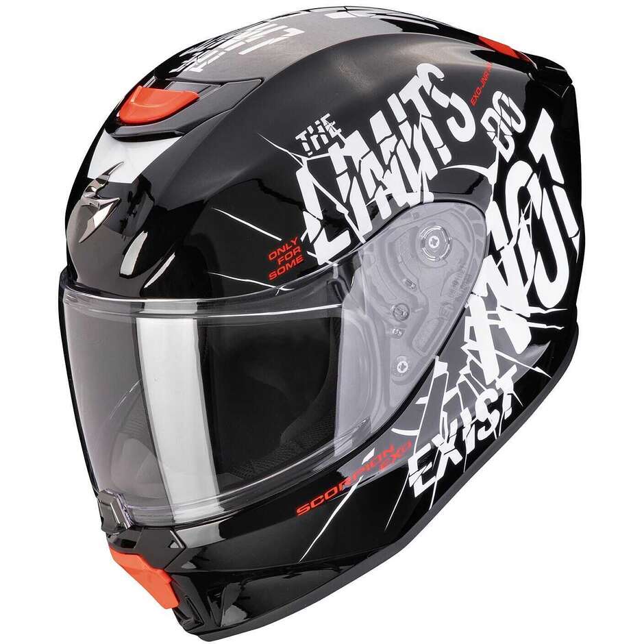 Casque Moto Intégral Enfant Scorpion EXO-JNR BOUM Noir Blanc