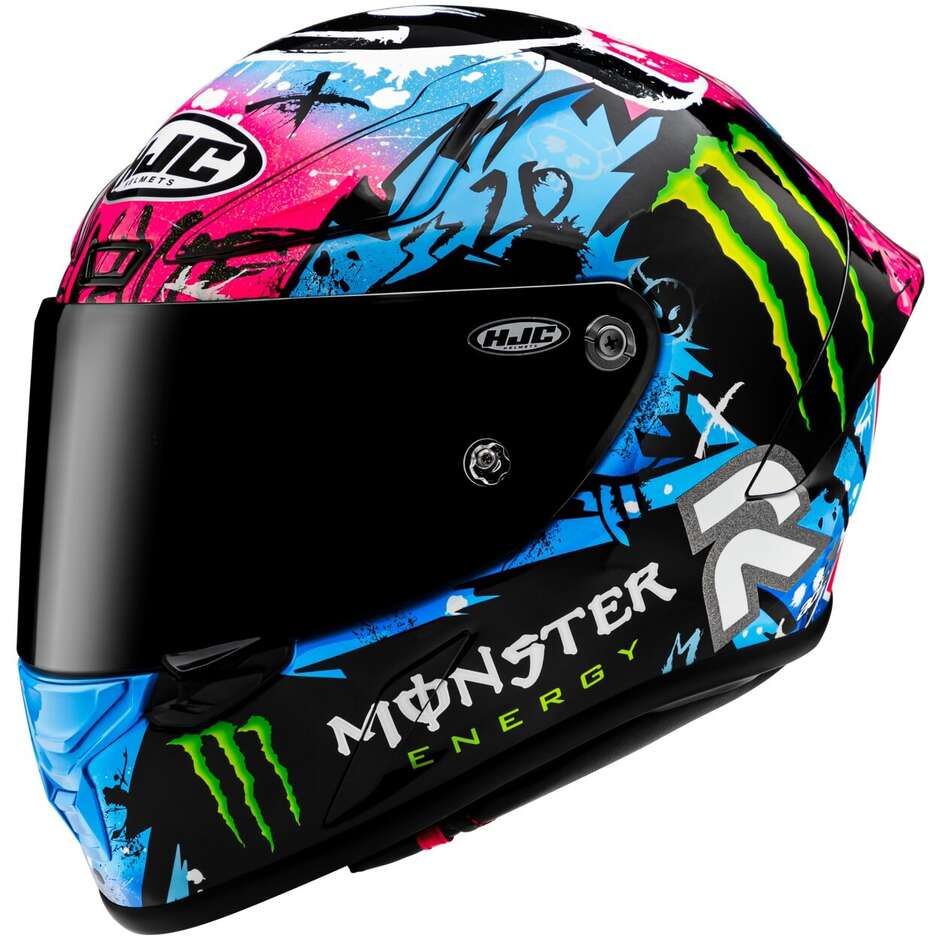 Casque moto intégral Hjc RPHA1 QUARTARARO LE MANS II MC28