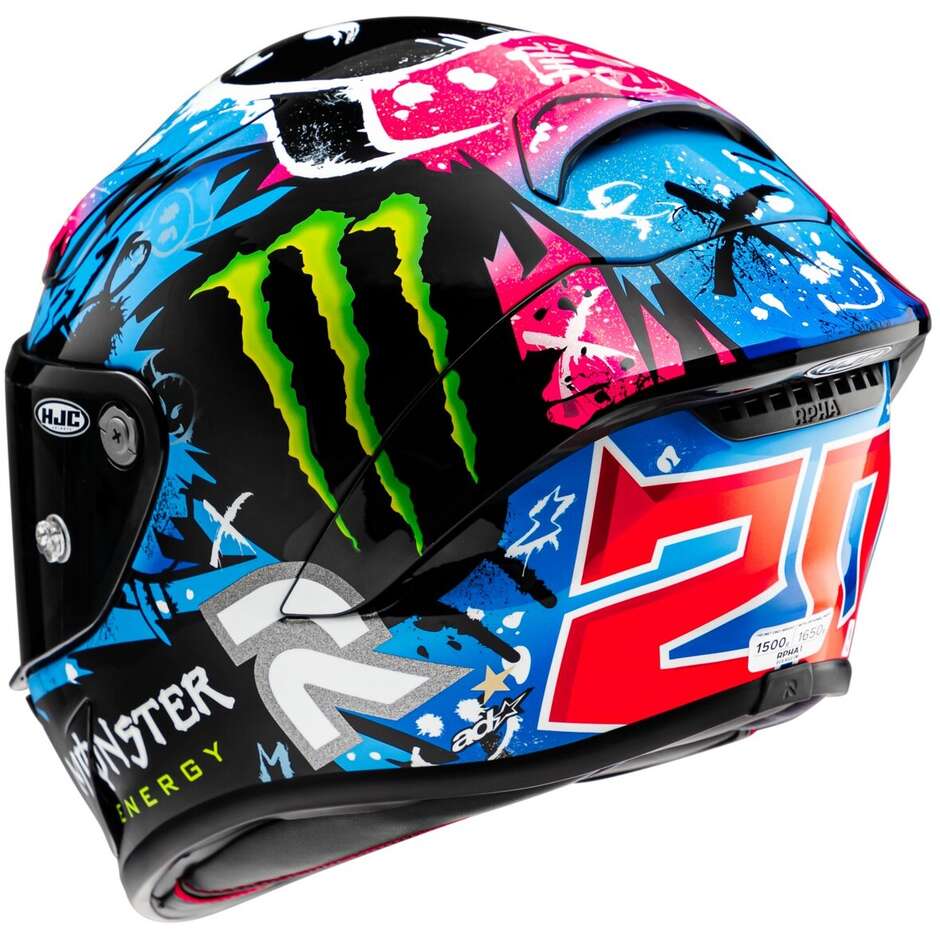 Casque moto intégral Hjc RPHA1 QUARTARARO LE MANS II MC28