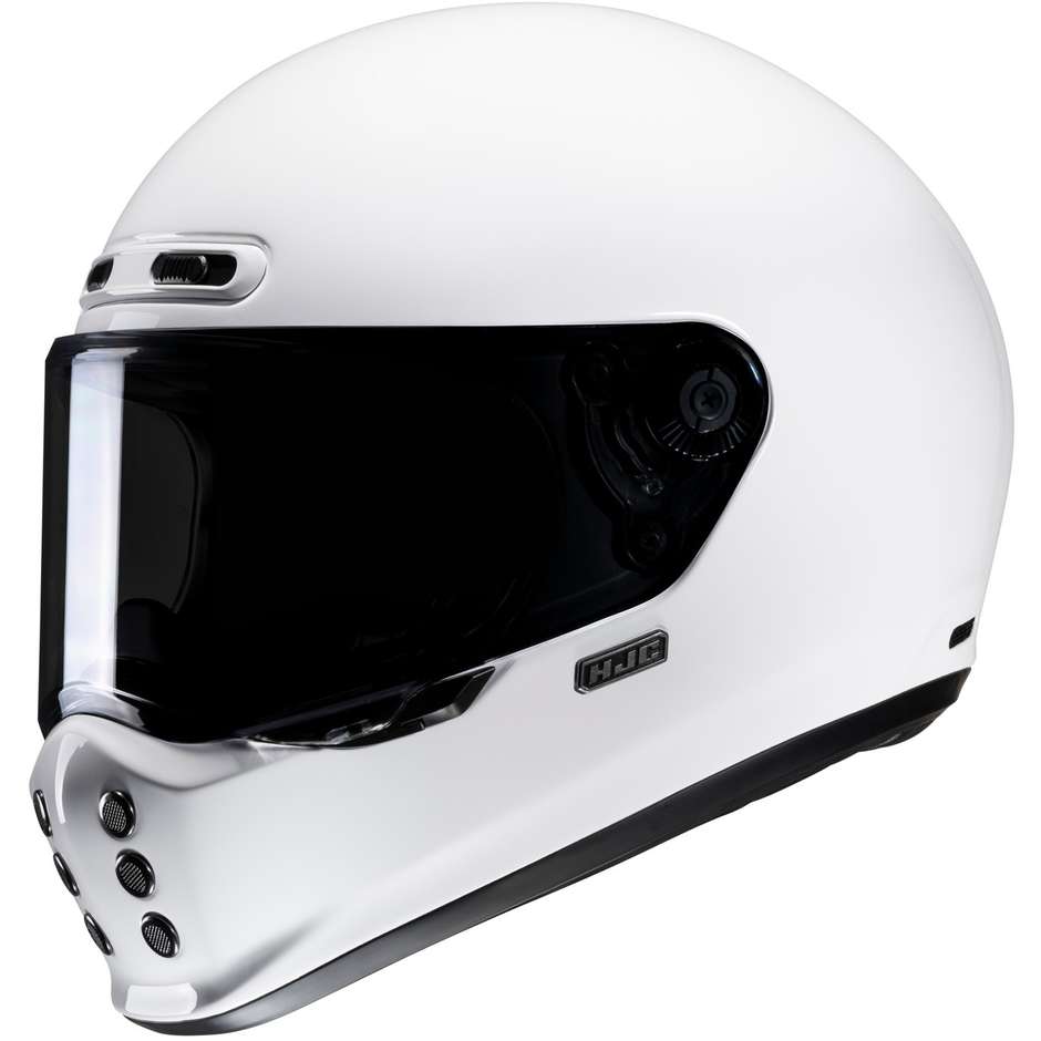 Casque Moto Intégral Hjc V10 Blanc
