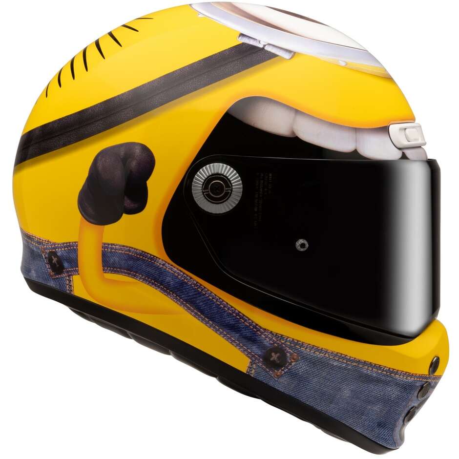 Casque moto intégral HJC V10 Stuart Minions MC3