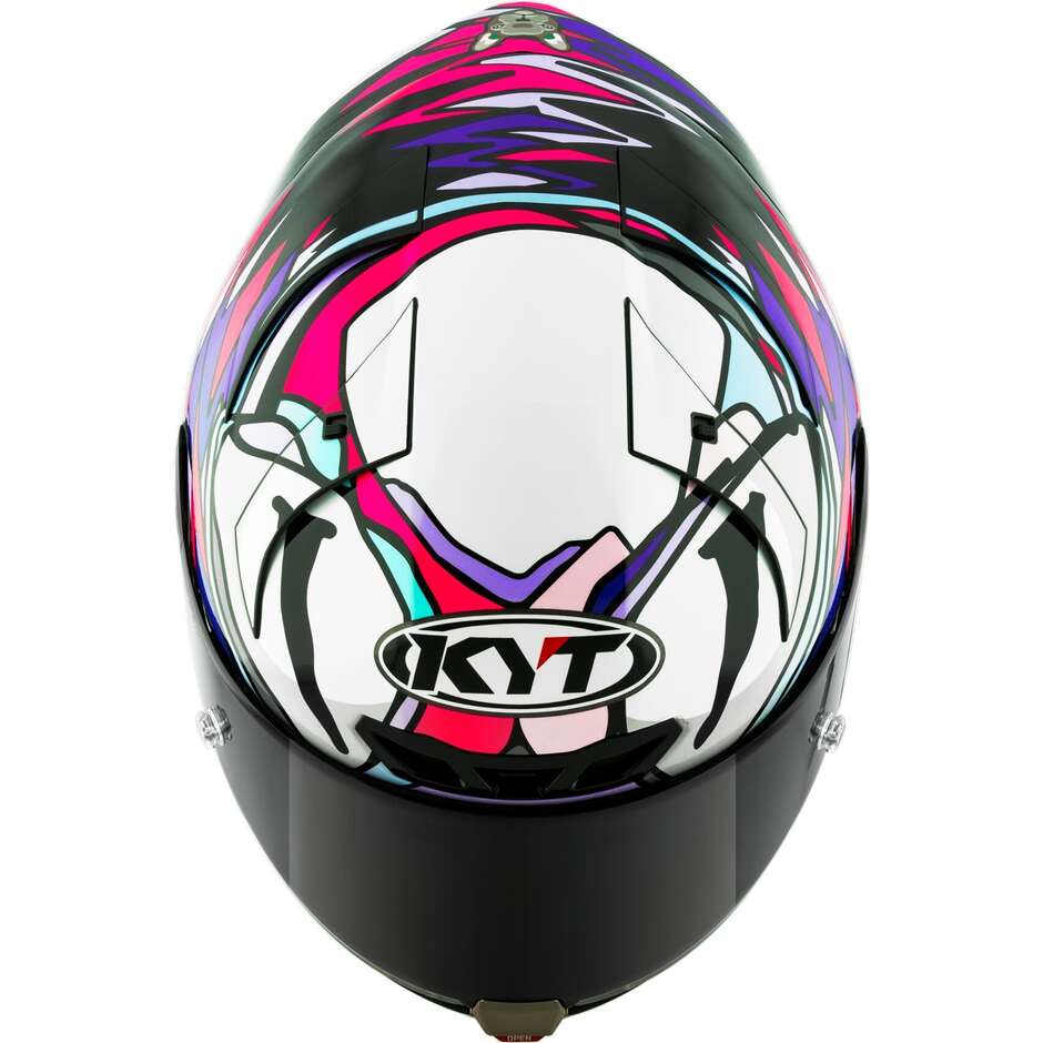 Casque Moto Intégral Kyt KX-1 RACE GP BASTIANINI REP.2023- -FIM