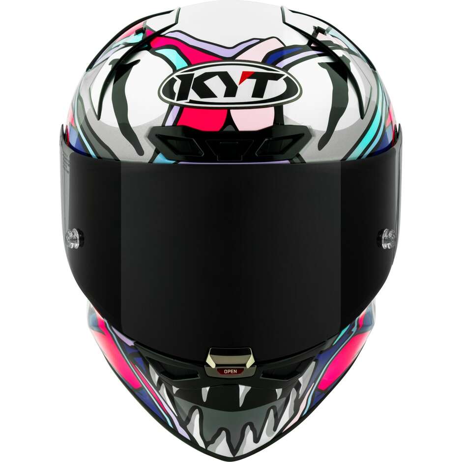 Casque Moto Intégral Kyt KX-1 RACE GP BASTIANINI REP.2023- -FIM