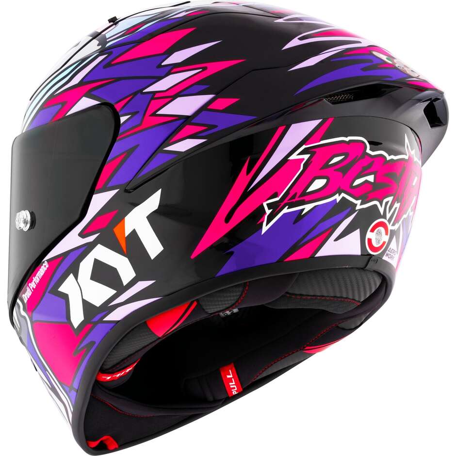 Casque Moto Intégral Kyt KX-1 RACE GP BASTIANINI REP.2023- -FIM