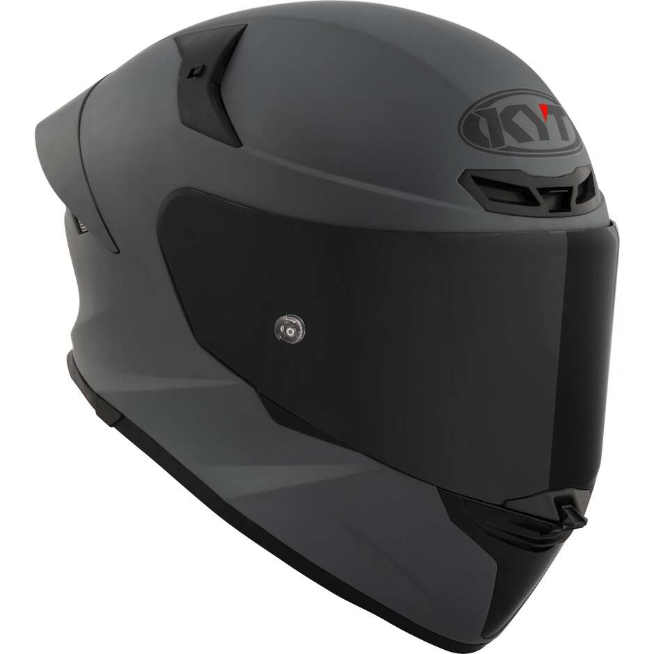 Casque moto intégral Kyt KYT TT-REVO PLAIN Mat GRL Gris