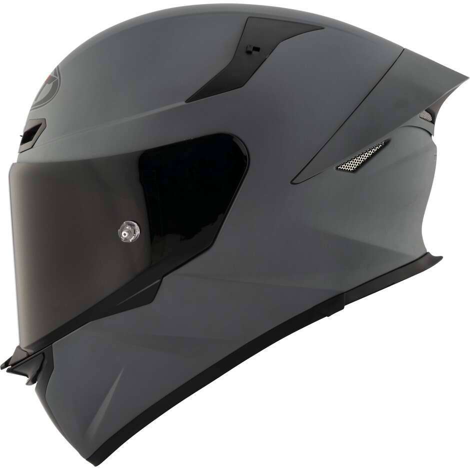 Casque moto intégral Kyt KYT TT-REVO PLAIN Mat GRL Gris