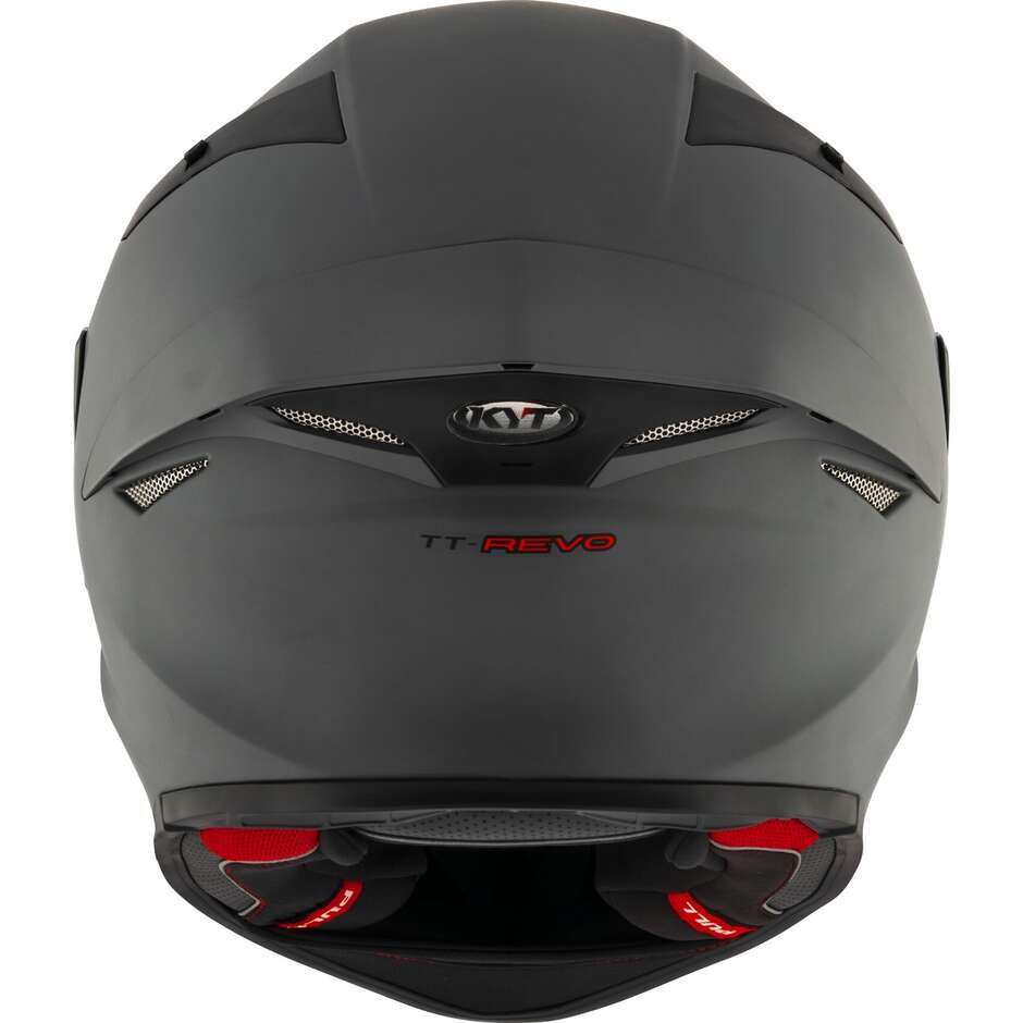 Casque moto intégral Kyt KYT TT-REVO PLAIN Mat GRL Gris