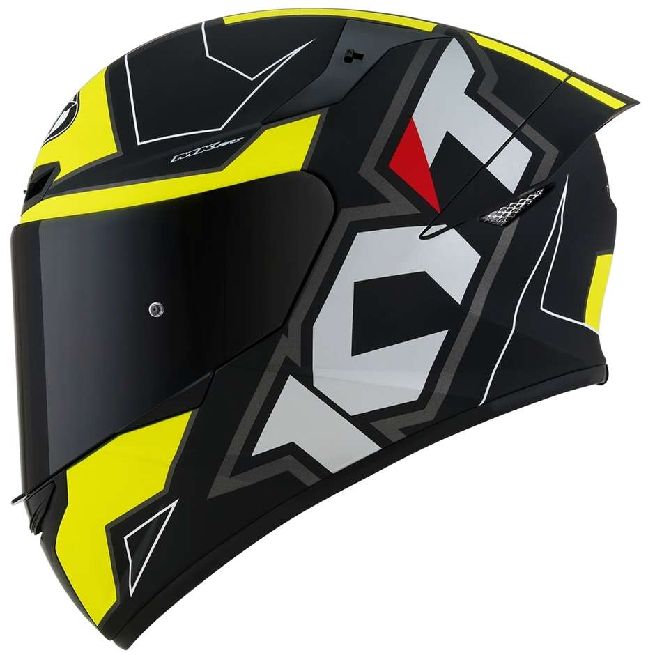 Casque Moto Intégral KYT TT-COURSE ELECTRON Matt Black Yellow
