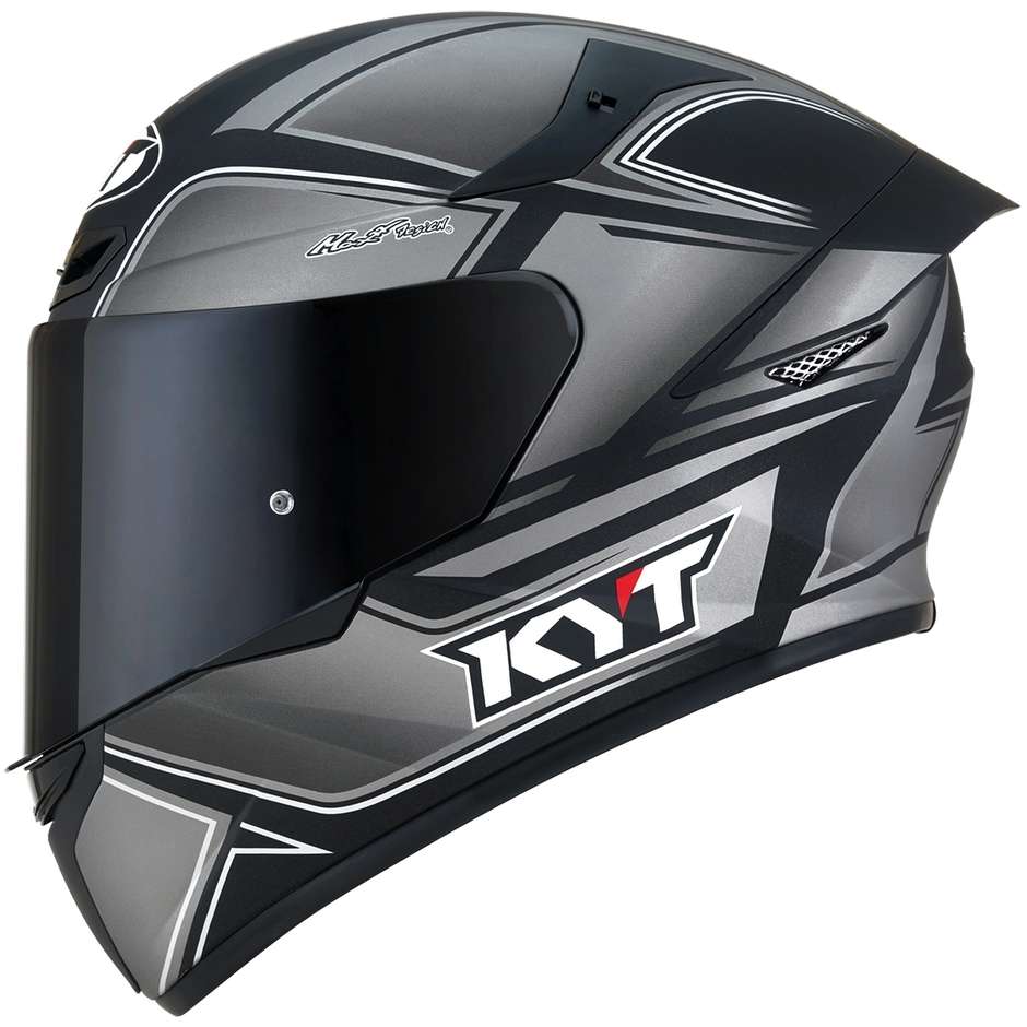 Casque Moto Intégral KYT TT-COURSE TOURIST Matt COOL Grey