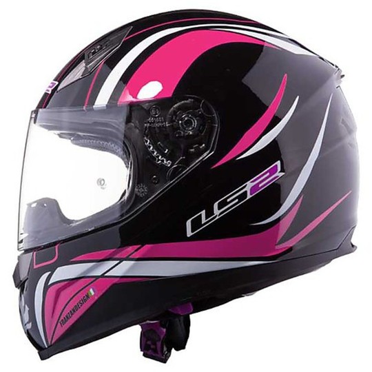 Casque Moto Intégral Ls2 FF384.11 Blade II Double Visor Phoenix Noir-Rose