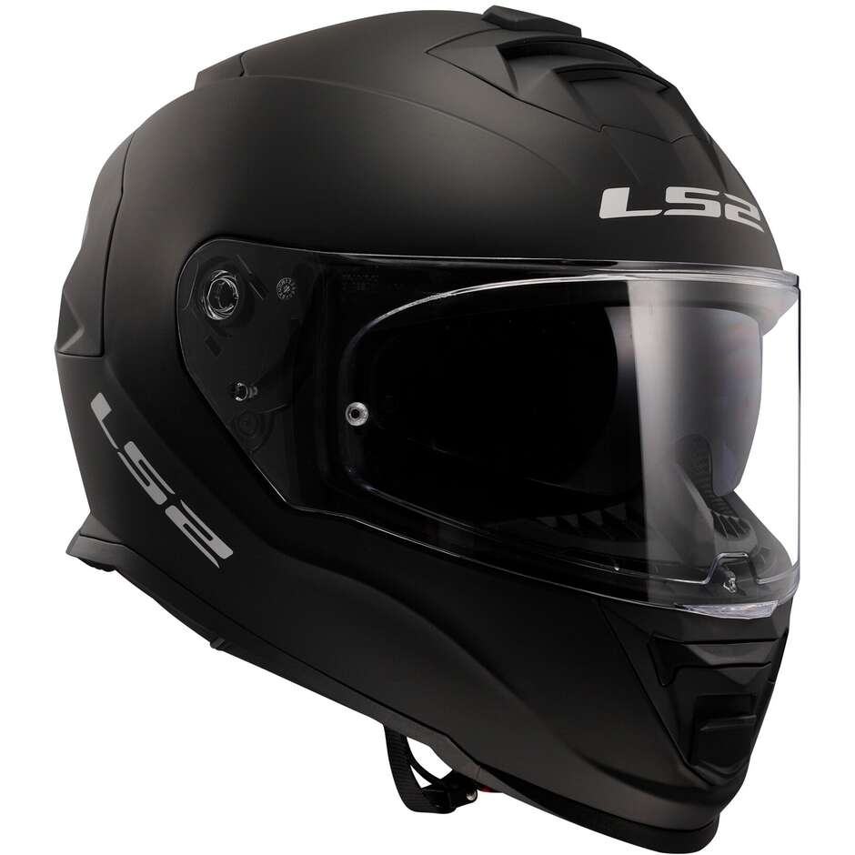 Casque Moto Intégral Ls2 FF800 STORM 2 Solid Noir Mat