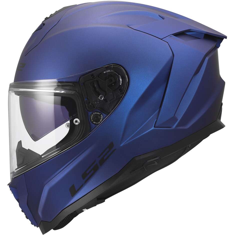 Casque moto intégral LS2 FF817 CHALLENGER II SOLID, bleu marine mat