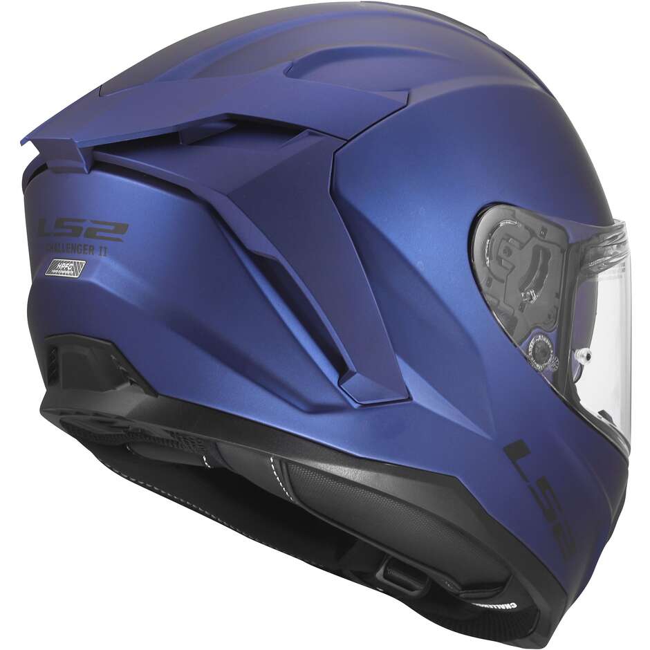Casque moto intégral LS2 FF817 CHALLENGER II SOLID, bleu marine mat