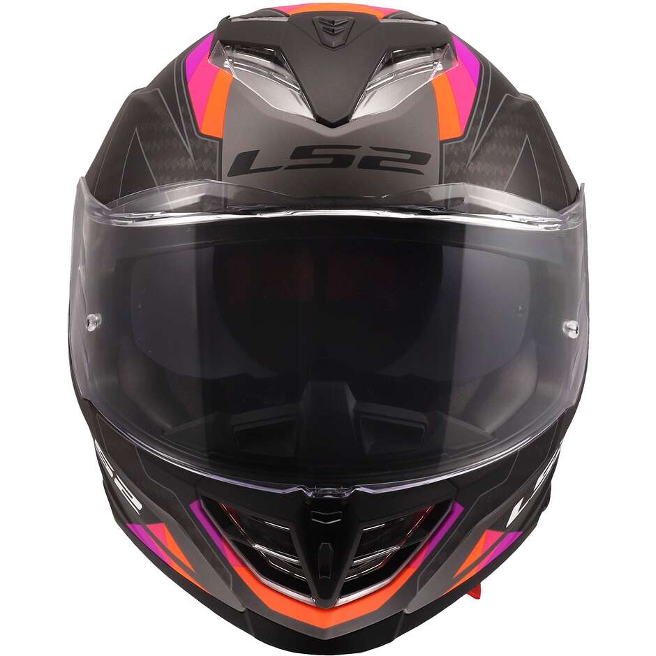 Casque moto intégral LS2 FF818 STORM III SPORTY Gris Violet