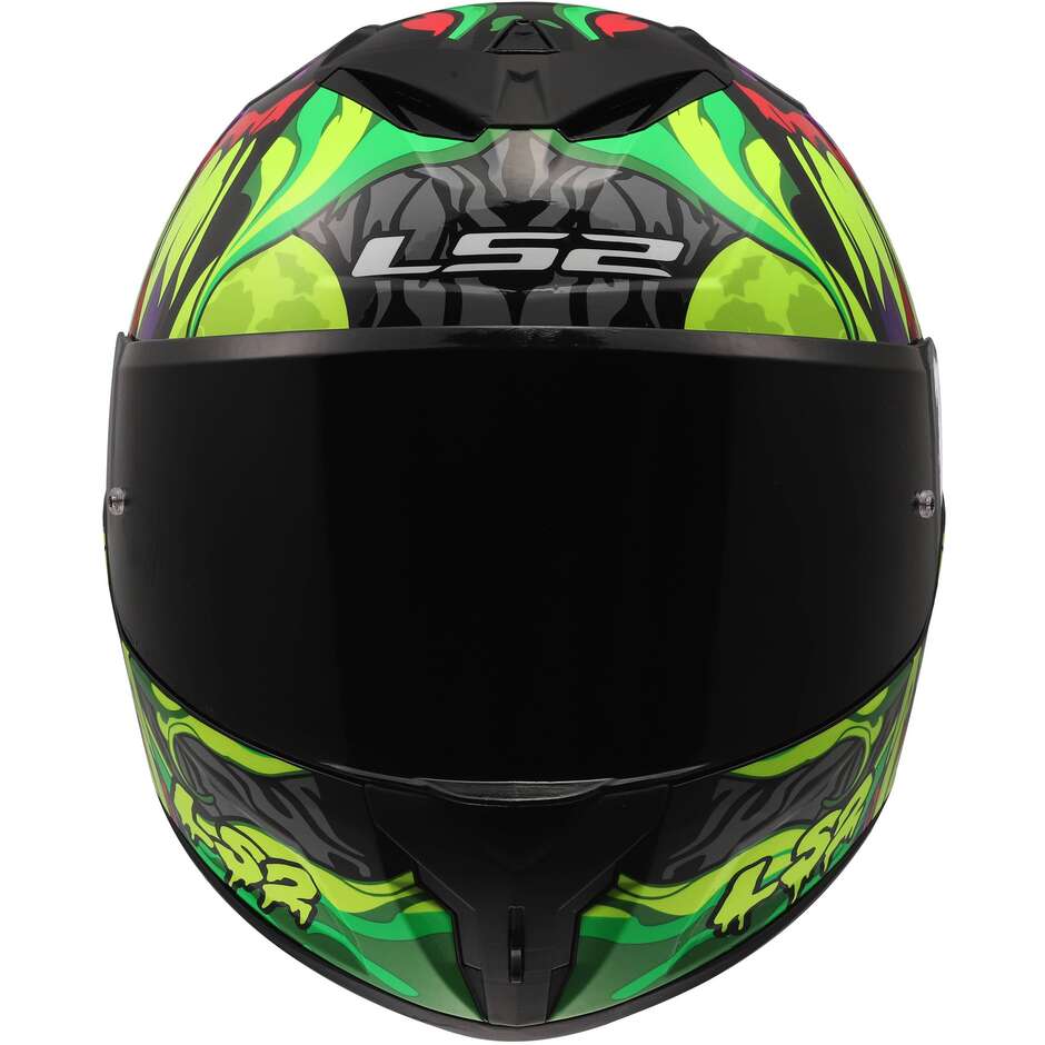 Casque moto intégral LS2 FF820 RAPID III LYCANT Violet Vert