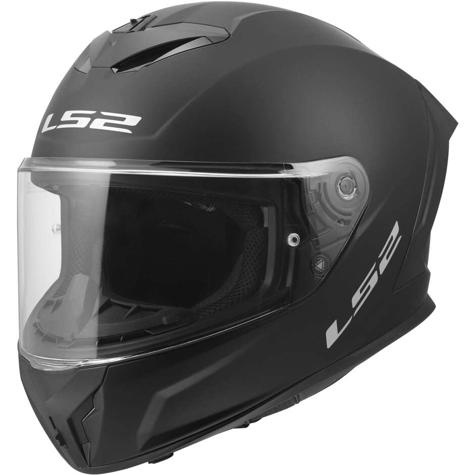 LS2 FF820 RAPID III SOLID Full Face Motorcycle Helmet Matte Black
