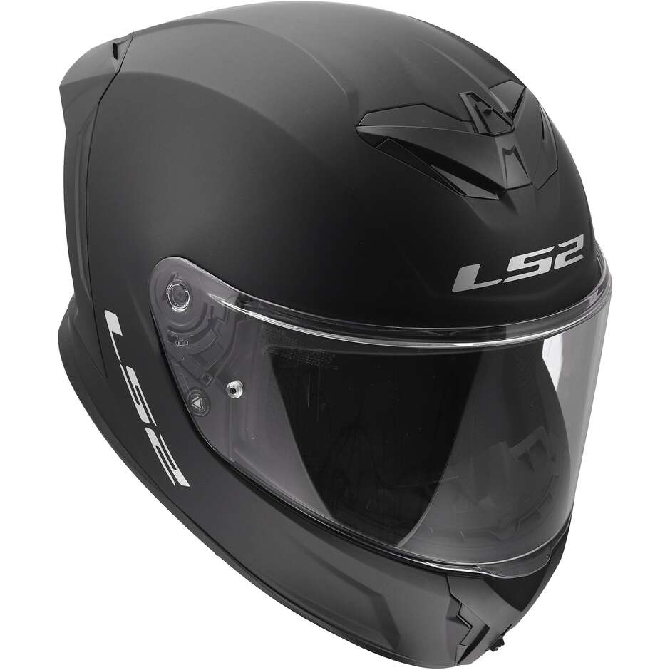 LS2 FF820 RAPID III SOLID Full Face Motorcycle Helmet Matte Black
