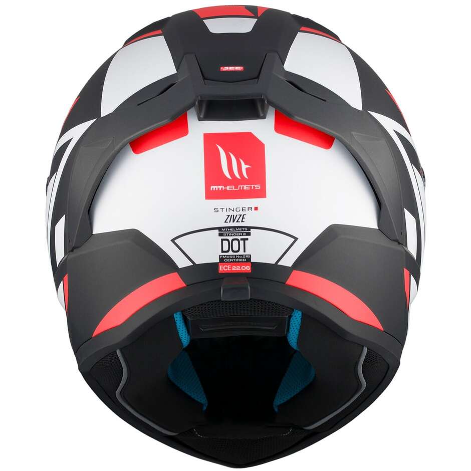 Casque moto intégral mat Mt Helmets STINGER 2 ZIVZE B5