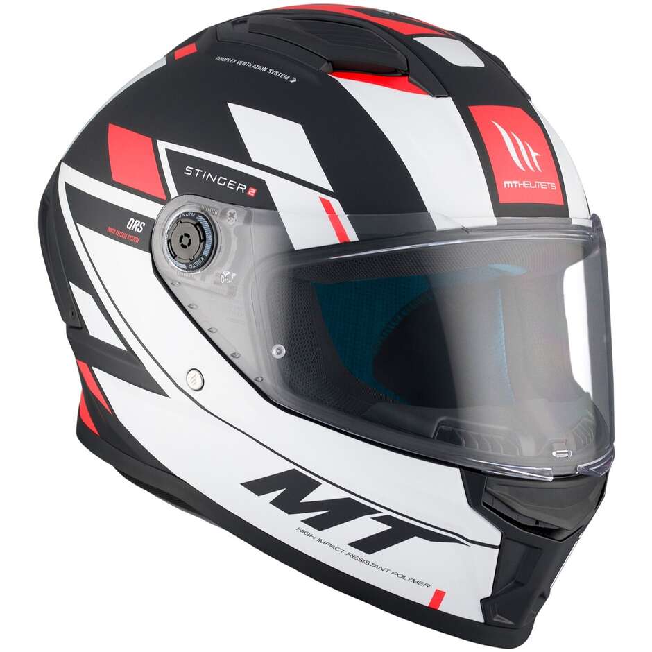 Casque moto intégral mat Mt Helmets STINGER 2 ZIVZE B5