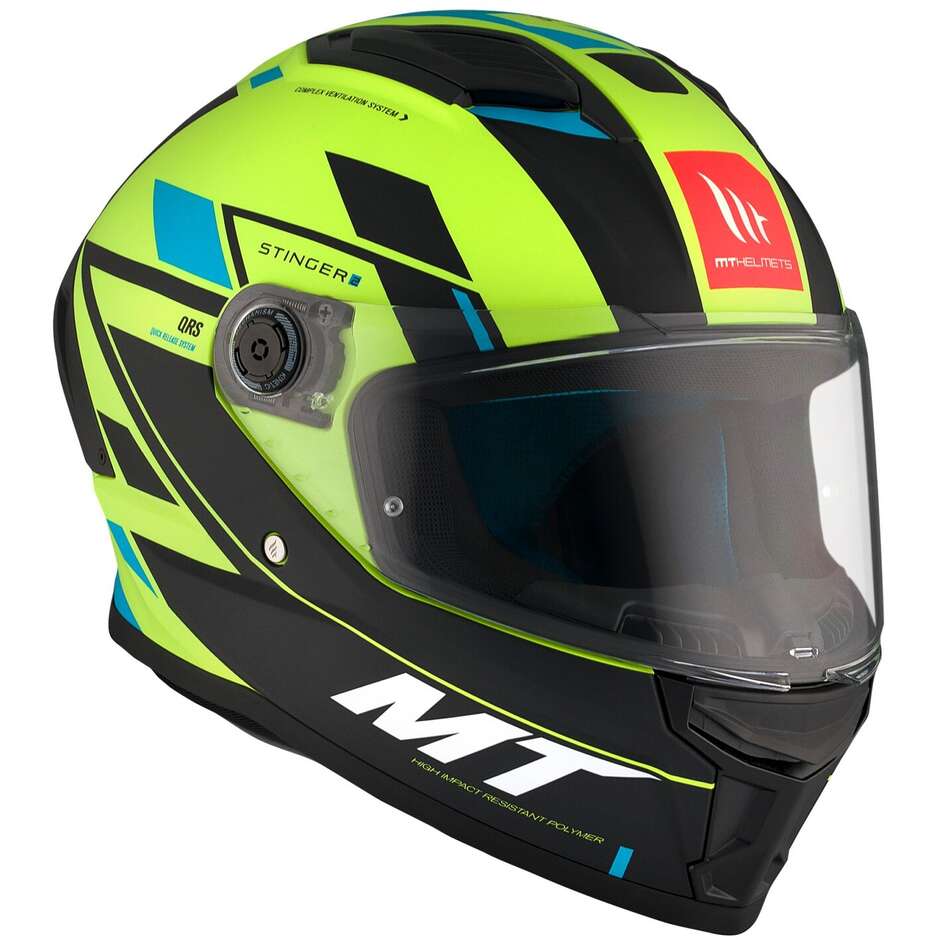 Casque moto intégral mat Mt Helmets STINGER 2 ZIVZE C3