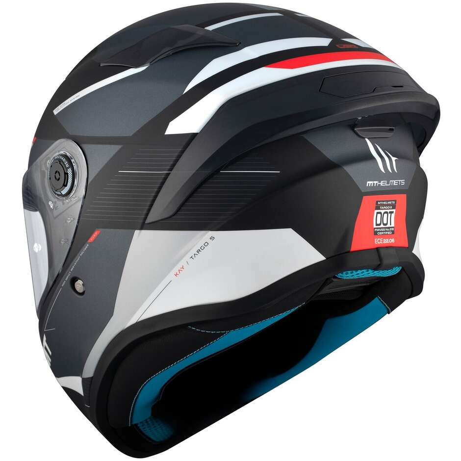 Casque moto intégral mat Mt Helmets TARGO S KAY B2