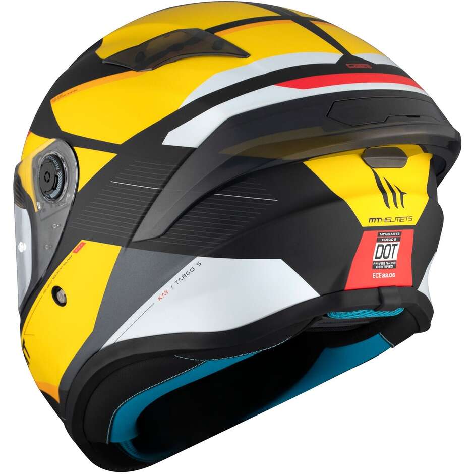 Casque moto intégral mat Mt Helmets TARGO S KAY B3