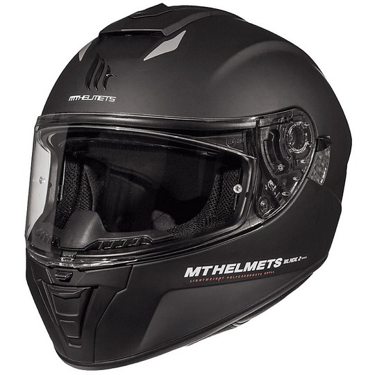Casque moto intégral MT Helmets Blade 2 Evo Double Visor A1 Matt Black