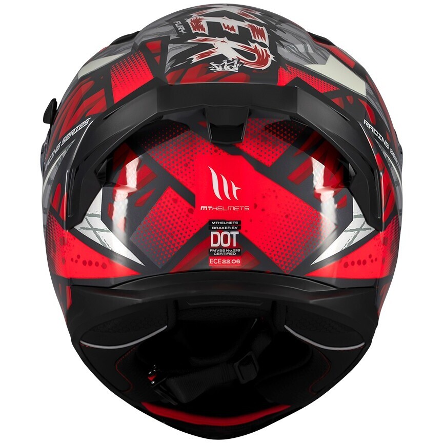 Casque moto intégral Mt Helmets BRAKER SV FURY C5 brillant
