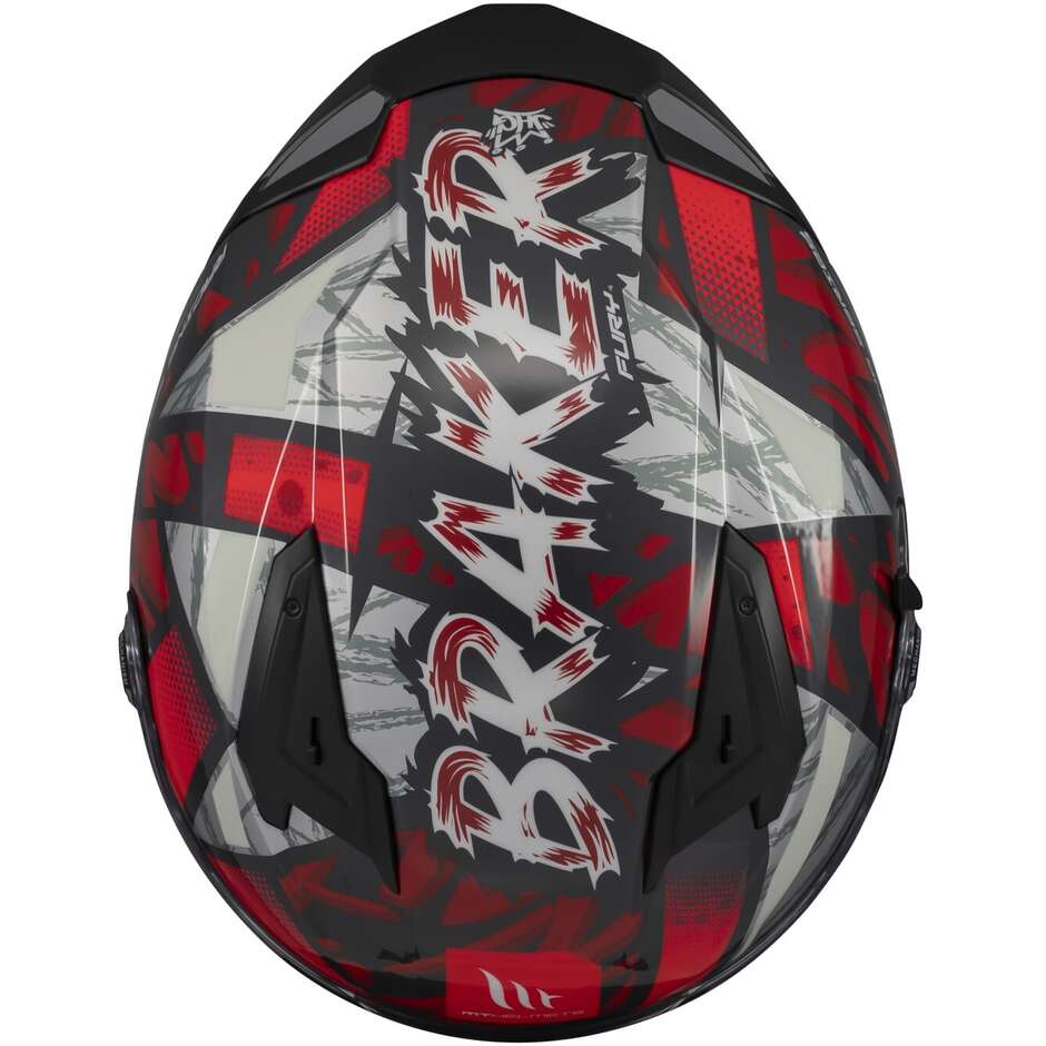 Casque moto intégral Mt Helmets BRAKER SV FURY C5 brillant