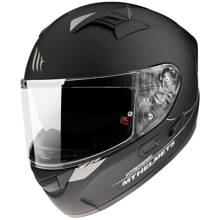 Casque moto intégral MT Helmets KRE SV en fibre Double Visor Matt Black