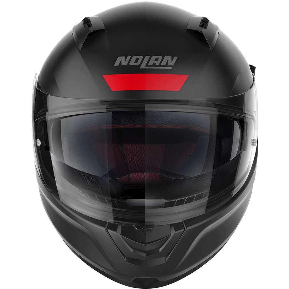 Casque Moto Intégral Nolan N60.6 STAPLE 041 Rouge Mat